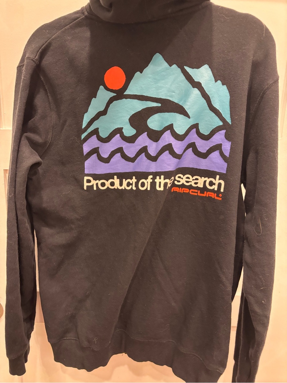 Rip Curl Men’s Black Graphic Hoodie - Product of the Search